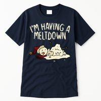 I'm Having A Meltdown Funny Snowman Tall T-Shirt