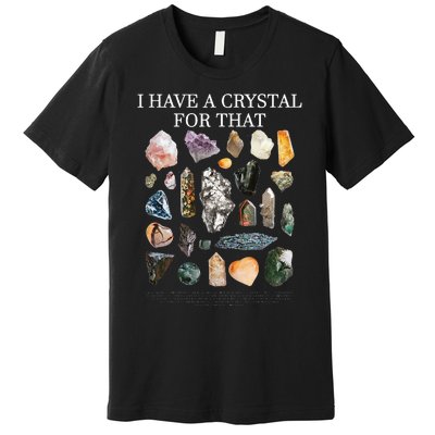 I Have A Crystal For That Funny Gemstone Chakra Healer Gifts Premium T-Shirt