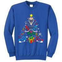 Ice Hockey And Hockey Christmas Trees Funny Gift Or Ice Hockey Cute Gift Sweatshirt