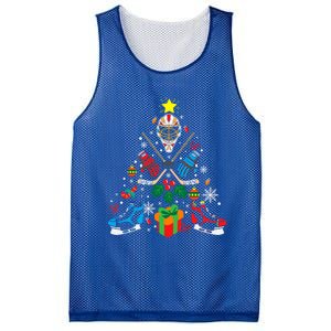 Ice Hockey And Hockey Christmas Trees Funny Gift Or Ice Hockey Cute Gift Mesh Reversible Basketball Jersey Tank