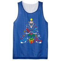 Ice Hockey And Hockey Christmas Trees Funny Gift Or Ice Hockey Cute Gift Mesh Reversible Basketball Jersey Tank