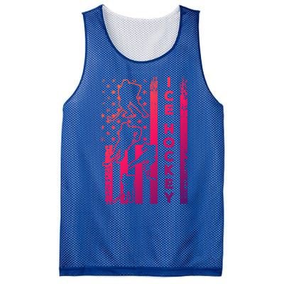 Ice Hockey America Flag I Ice Hockey Player Ice Hockey Flag Gift Mesh Reversible Basketball Jersey Tank