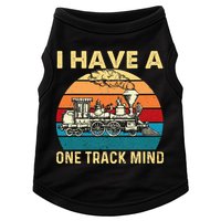 I Have A One Track Mind Trainspotter Model Train Railroad Doggie Tank