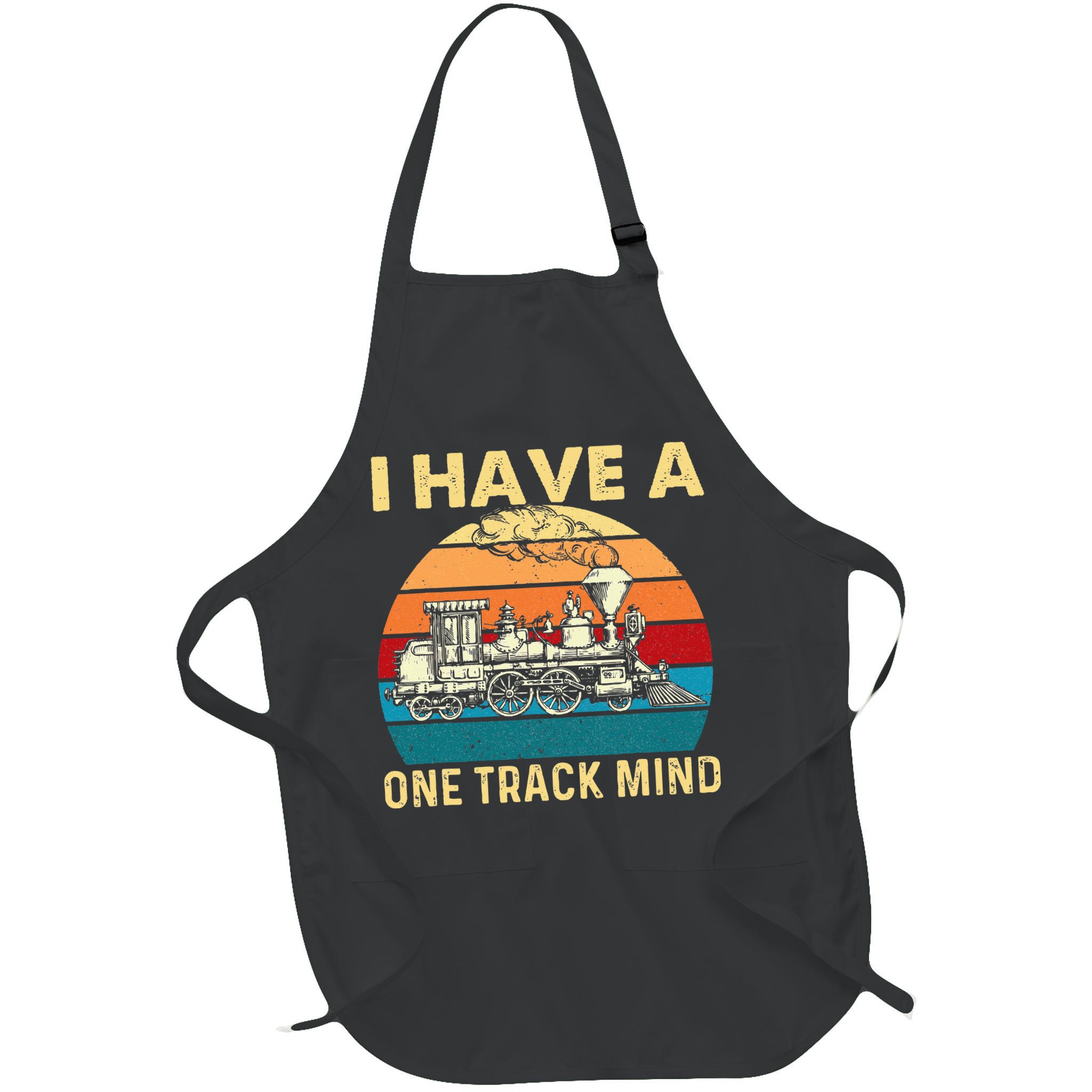 I Have A One Track Mind Trainspotter Model Train Railroad Apron