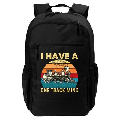 I Have A One Track Mind Trainspotter Model Train Railroad Backpack