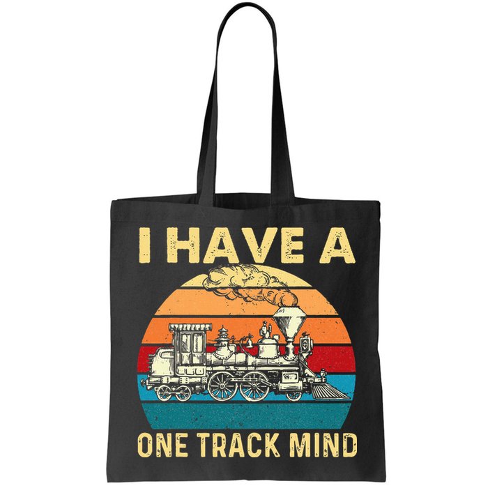I Have A One Track Mind Trainspotter Model Train Railroad Bag