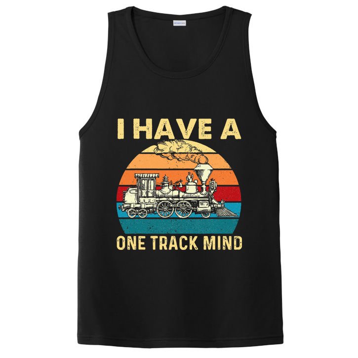 I Have A One Track Mind Trainspotter Model Train Railroad PosiCharge Competitor Tank