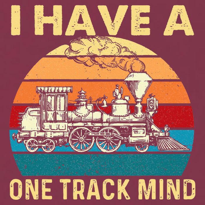 I Have A One Track Mind Trainspotter Model Train Railroad 16oz Travel Tumbler