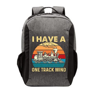 I Have A One Track Mind Trainspotter Model Train Railroad Vector Backpack
