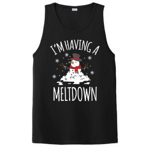 I'm Having A Meltdown Snow Breakdown Funny Xmas Gift Cute Gift PosiCharge Competitor Tank