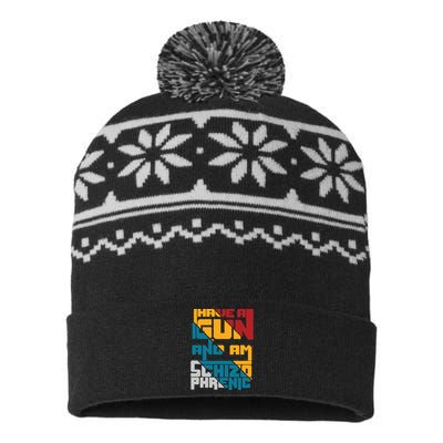 I Have A Gun And Am Schizophrenic USA-Made Snowflake Beanie