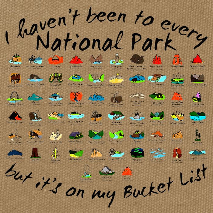 I HavenT Been To Every National Park But ItS On My Bucket Cotton Canvas Backpack