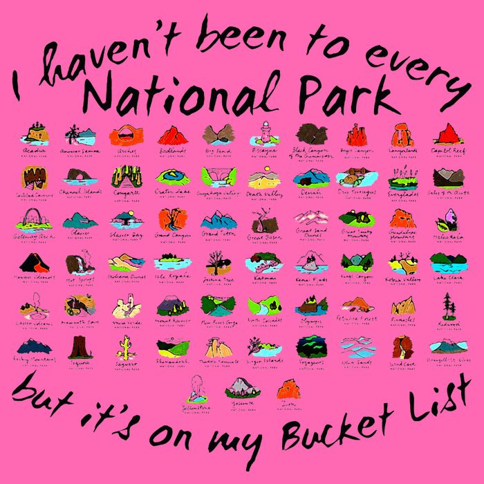I HavenT Been To Every National Park But ItS On My Bucket Stripe Pom Pom Beanie
