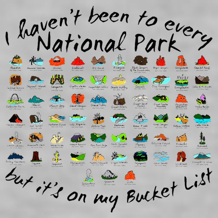 I HavenT Been To Every National Park But ItS On My Bucket Ladies PosiCharge Tri-Blend Wicking Tank