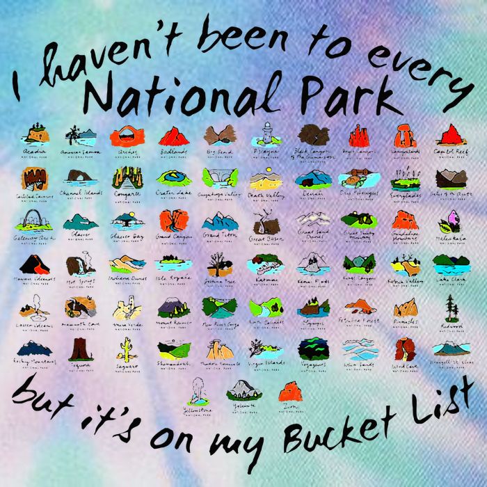 I HavenT Been To Every National Park But ItS On My Bucket Legacy Tie Dye Trucker Hat