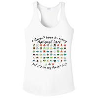 I HavenT Been To Every National Park But ItS On My Bucket Ladies PosiCharge Competitor Racerback Tank