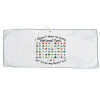 I HavenT Been To Every National Park But ItS On My Bucket Large Microfiber Waffle Golf Towel