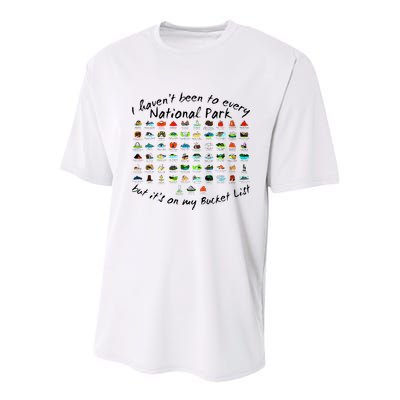 I HavenT Been To Every National Park But ItS On My Bucket Youth Performance Sprint T-Shirt
