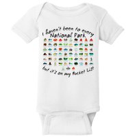 I HavenT Been To Every National Park But ItS On My Bucket Baby Bodysuit