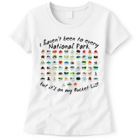 I HavenT Been To Every National Park But ItS On My Bucket Womens T-Shirt