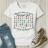 I HavenT Been To Every National Park But ItS On My Bucket Womens T-Shirt