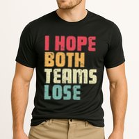 I Hope Both Teams Lose Funny American Football Cooling Performance Crew T-Shirt