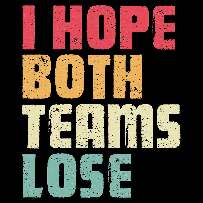 I Hope Both Teams Lose Funny American Football Bag