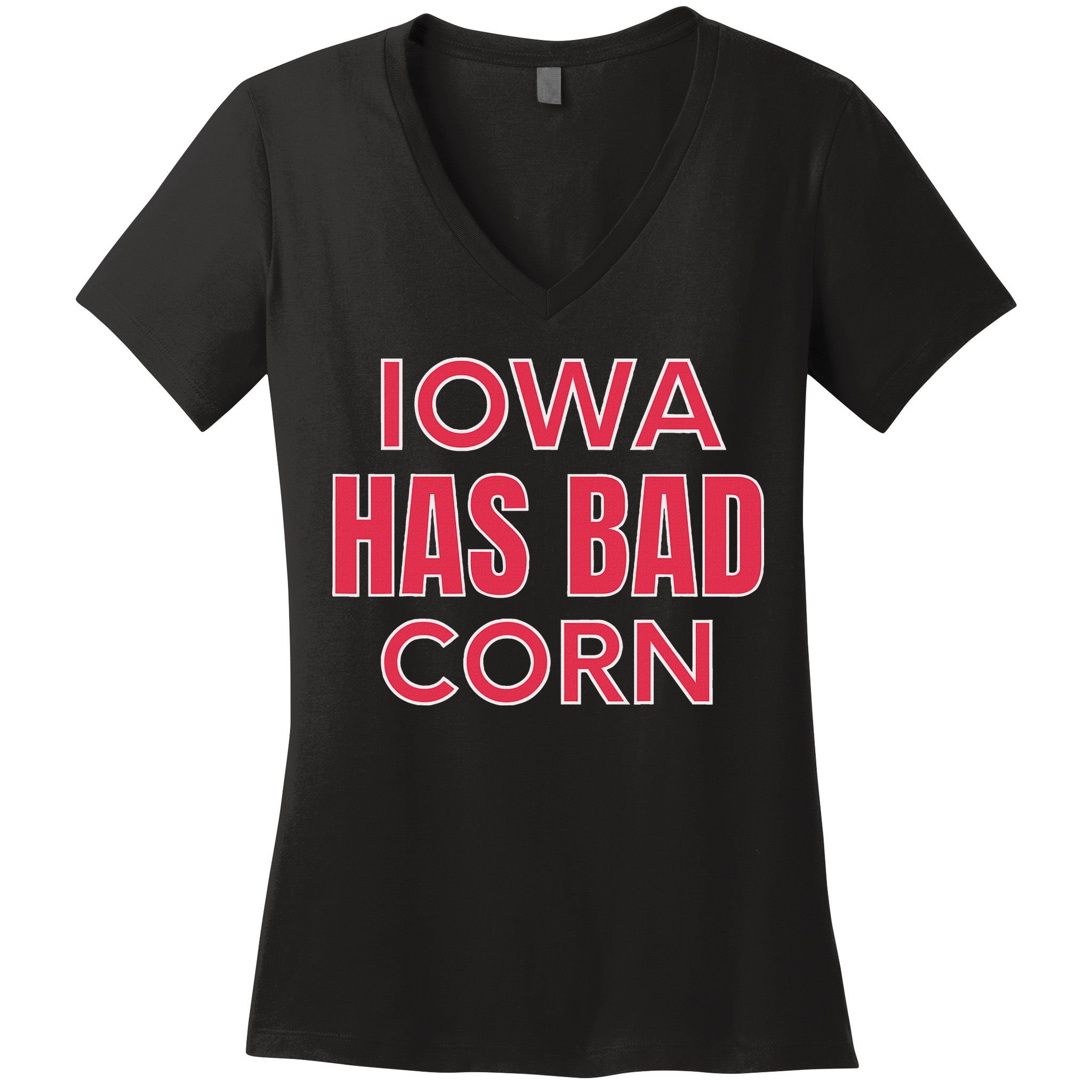 Iowa Has Bad Corn Women's V-Neck T-Shirt