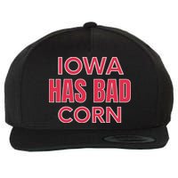 Iowa Has Bad Corn Wool Snapback Cap