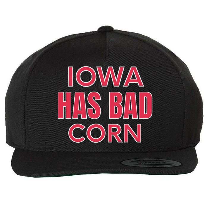 Iowa Has Bad Corn Wool Snapback Cap