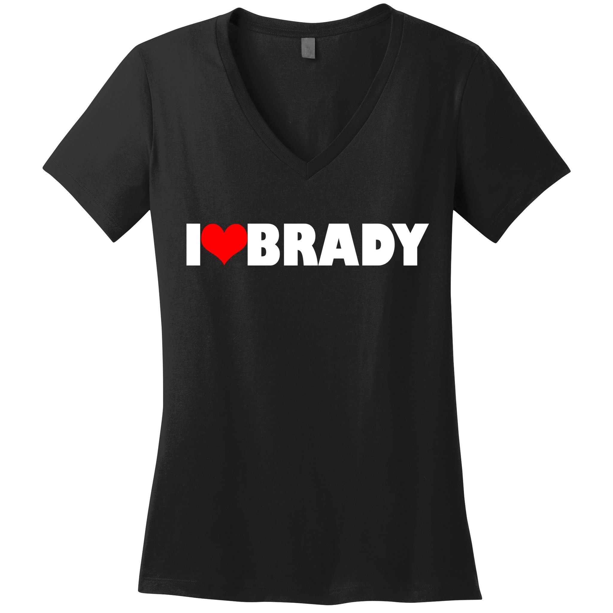 I Heart Brady Women's V-Neck T-Shirt