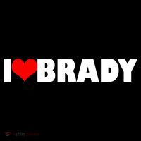 I Heart Brady Wool Snapback Cap