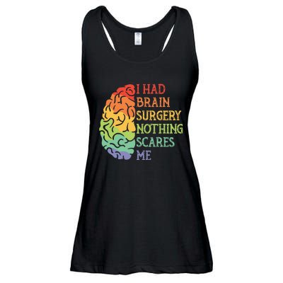 I Had Brain Surgery Nothing Scares Me Survivor Ladies Essential Flowy Tank