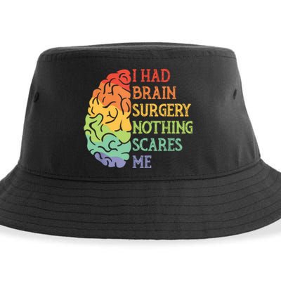 I Had Brain Surgery Nothing Scares Me Sustainable Bucket Hat