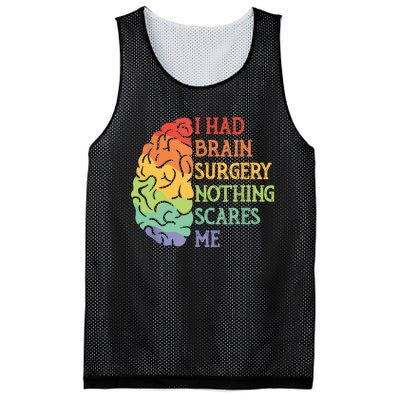 I Had Brain Surgery Nothing Scares Me Mesh Reversible Basketball Jersey Tank