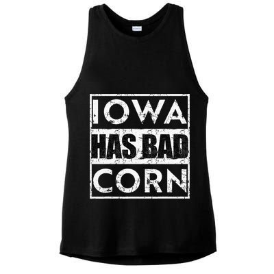 Iowa Has Bad Corn Nebraska Better Than Iowa Ladies PosiCharge Tri-Blend Wicking Tank