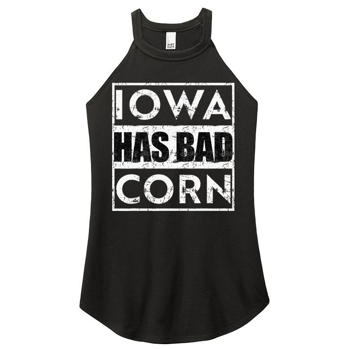 Iowa Has Bad Corn Nebraska Better Than Iowa Women's Perfect Tri Rocker Tank