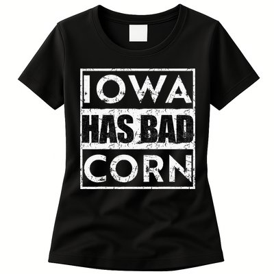 Iowa Has Bad Corn Nebraska Better Than Iowa Womens T-Shirt