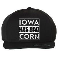 Iowa Has Bad Corn Nebraska Better Than Iowa Wool Snapback Cap