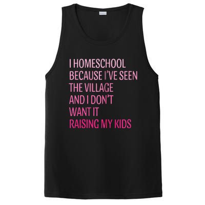 I Homeschool Because I’Ve Seen The Village Homeschool Mom PosiCharge Competitor Tank