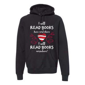 I Heart Books. Book Lovers. Readers. Read More Books Premium Hoodie