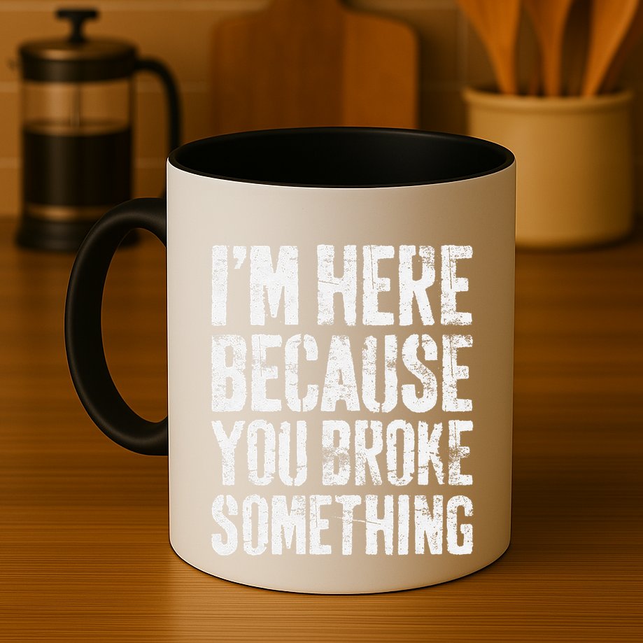 IM Here Because You Broke Something Mechanic Mug