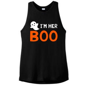 Im Her Boo Im His Witch Meaningful Gift Halloween Costume Couples Gift Ladies PosiCharge Tri-Blend Wicking Tank