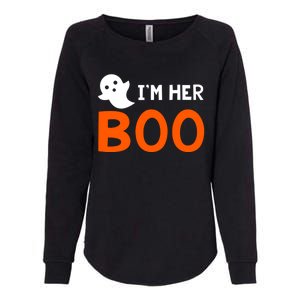 Im Her Boo Im His Witch Meaningful Gift Halloween Costume Couples Gift Womens California Wash Sweatshirt