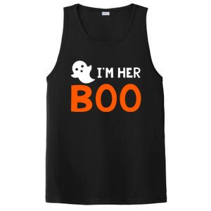 Im Her Boo Im His Witch Meaningful Gift Halloween Costume Couples Gift PosiCharge Competitor Tank