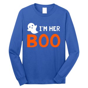 Im Her Boo Im His Witch Meaningful Gift Halloween Costume Couples Gift Long Sleeve Shirt