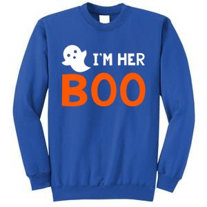 Im Her Boo Im His Witch Meaningful Gift Halloween Costume Couples Gift Sweatshirt