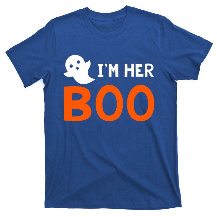 Im Her Boo Im His Witch Meaningful Gift Halloween Costume Couples Gift T-Shirt