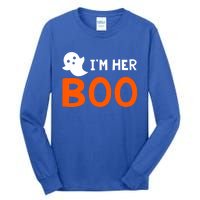 Im Her Boo Im His Witch Meaningful Gift Halloween Costume Couples Gift Tall Long Sleeve T-Shirt