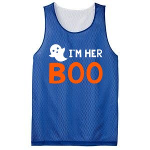 Im Her Boo Im His Witch Meaningful Gift Halloween Costume Couples Gift Mesh Reversible Basketball Jersey Tank